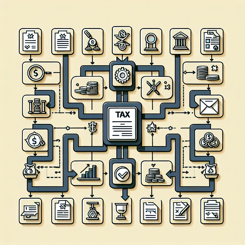 Flowchart of ecommerce tax obligations