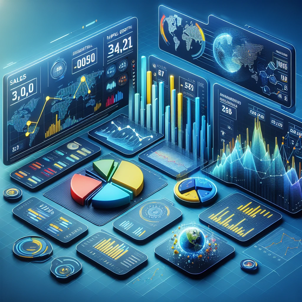 Ecommerce dashboard showing growth